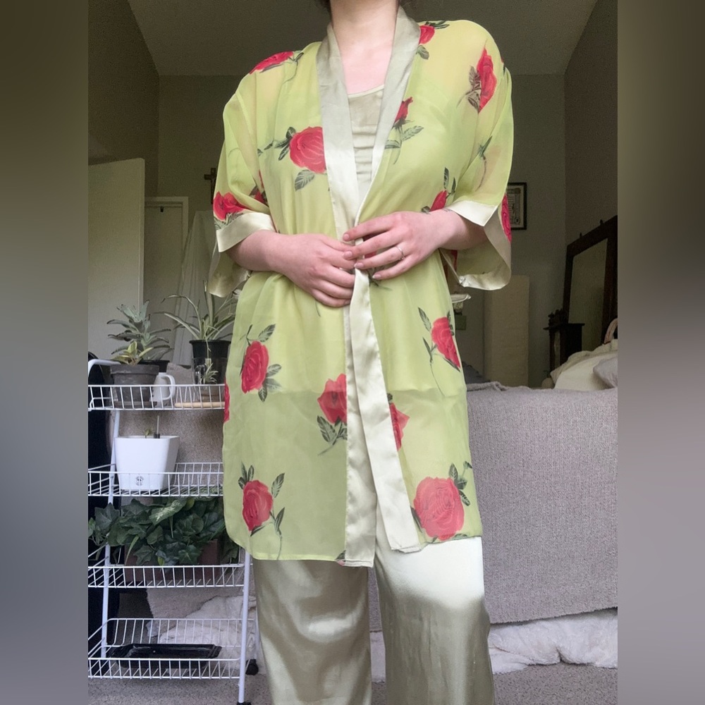 Sage green pajama set